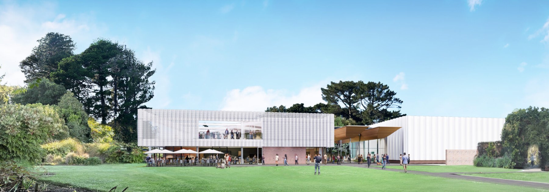 Concept image showing future museum design.